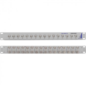 Apantac DA-2HDX16-1RU One By Two Passive Splitters Single Rack Unit