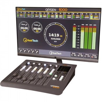 Axel Oxygen 1000 BT Digital Broadcast Audio Console