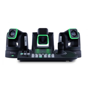BirdDog 3x X5 Ultra PTZ Cameras/KBD Keyboard Combo