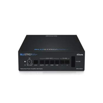 Blustream NPA100DA Networked Power Amplifier with Dante