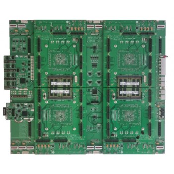 Huins MFP-VU19P-Q 4 Xilinx Virtex Ultrascale+ FPGA Module Base Board