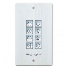 Key Digital 8 Button Web UI Programmable IP Control Wall Plate Keypad