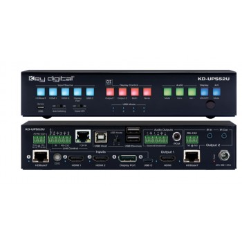 Key Digital KD-UPS52U 5 Input Multi-Format Conferencing Switcher