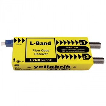 LYNX Technik ORX 1900 Fiber Optic to L-Band Receiver with Fiber LC connectors